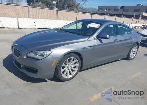 2013 BMW 640I Gran Coupe из США, поврежденный, VIN WBA6A0C51DDZ04076